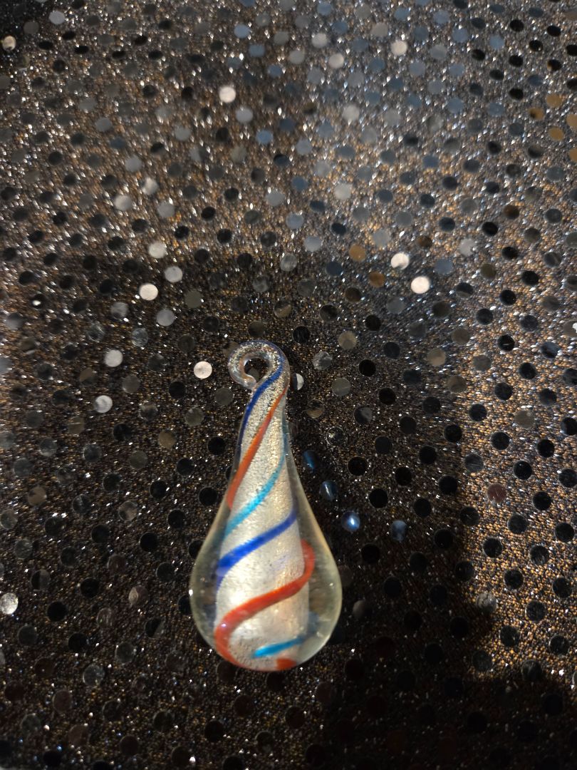 Jewelry Glass Drop pendant