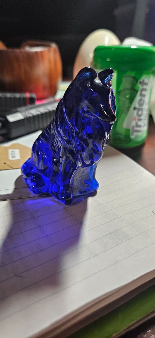 Vintage Mosser Cobalt Collie LR