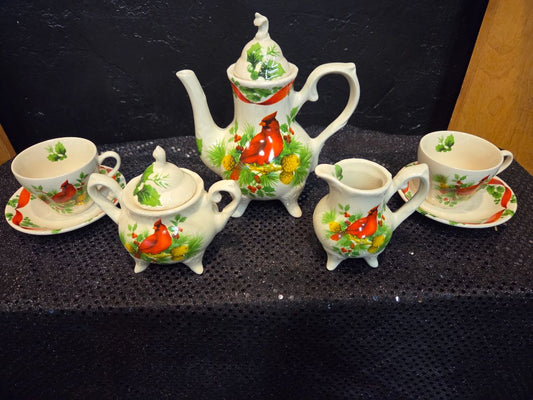 Lily Creek Winter Garden tea set
