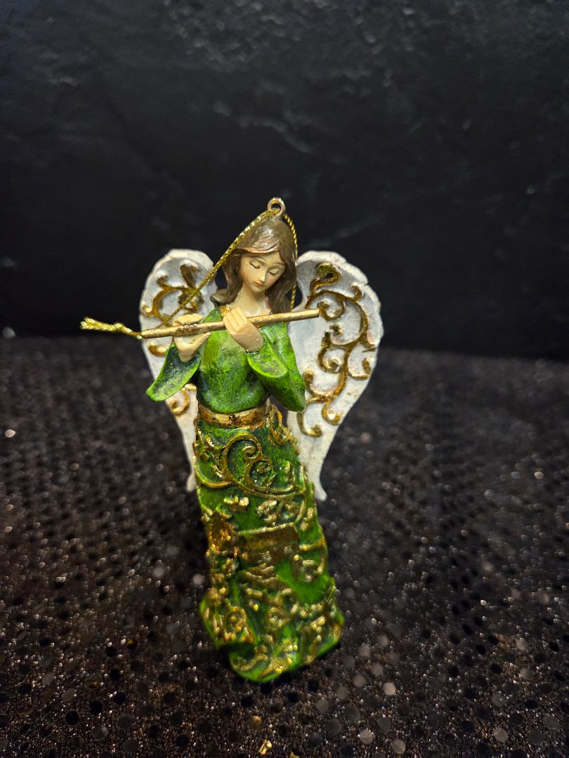 Roman Angel with Flute ornament