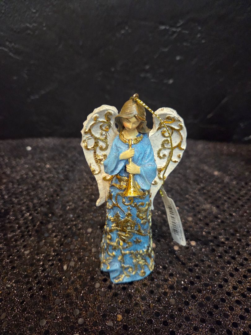Roman Angel with Horn Ornament