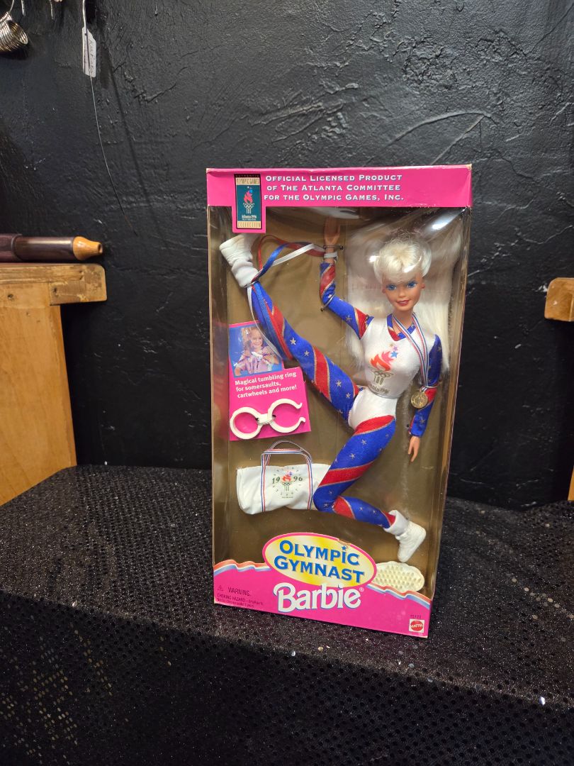1995 Mattel Olympic Gymnast Barbie Doll