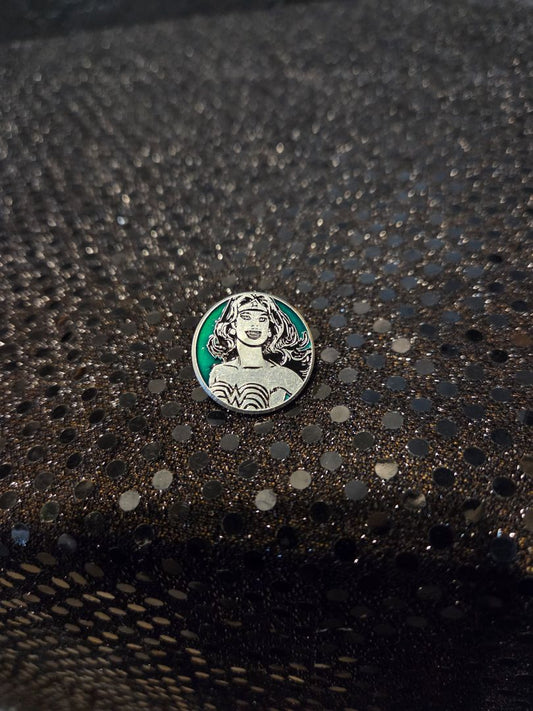 Wonder woman lapel pin