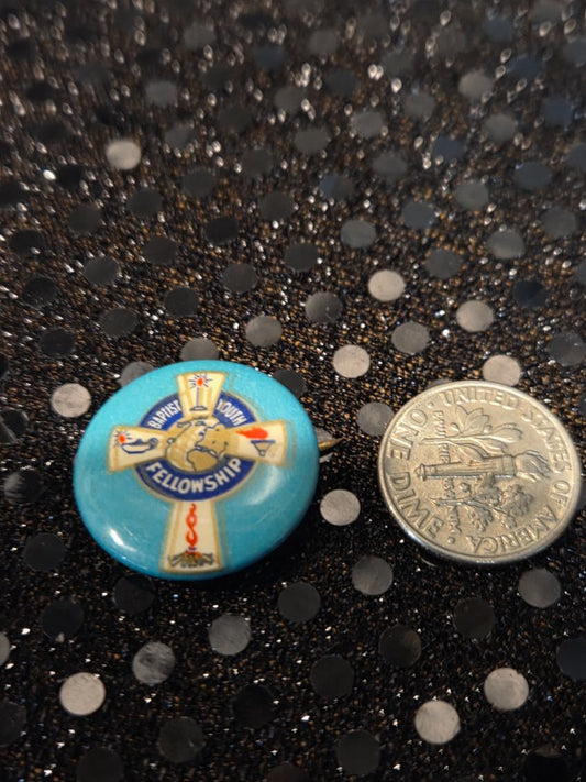 Vintage Baptist Youth Fellowship Pinback