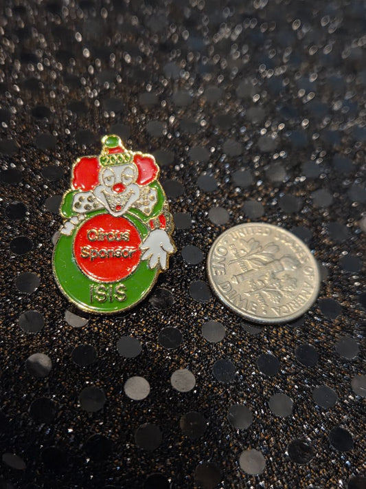 Circus Clown ISIS Lapel Pin