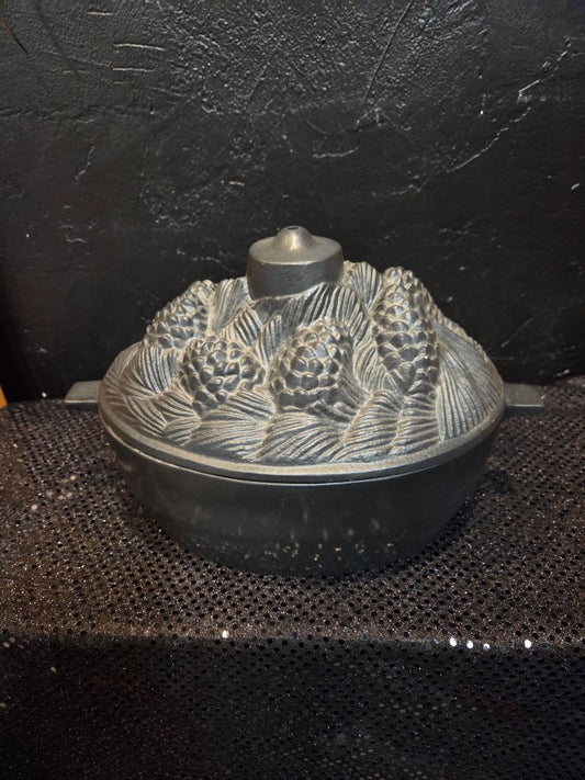 Cast Iron Pine Cone Steamer