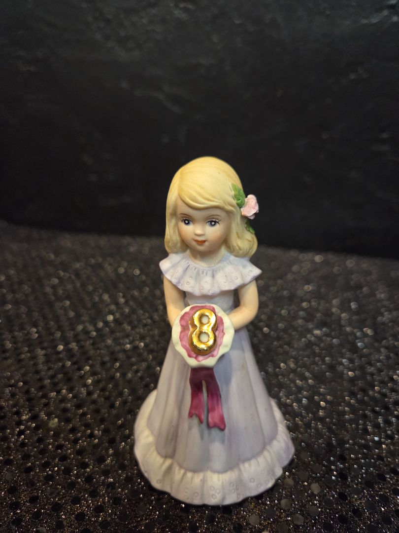 Vintage Enesco Growing Up Girls Porcelain Figure 8