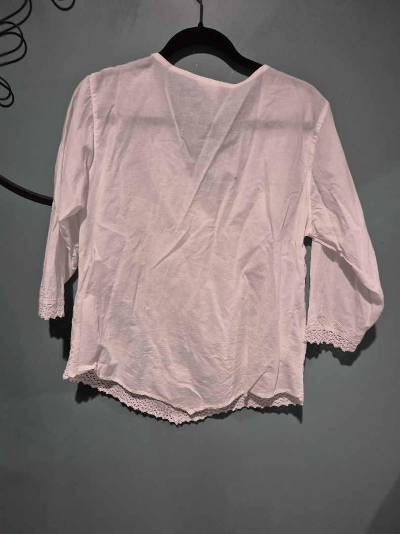 White Tunic Top (sz. XL)
