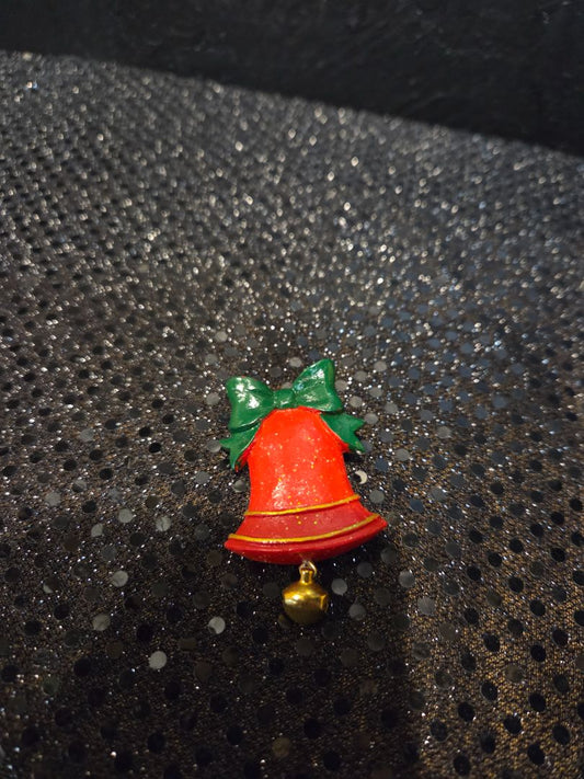 Christmas Bell Brooch