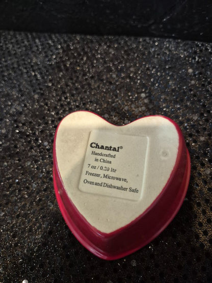 Chantal 4 " Heart Shaped Bowl
