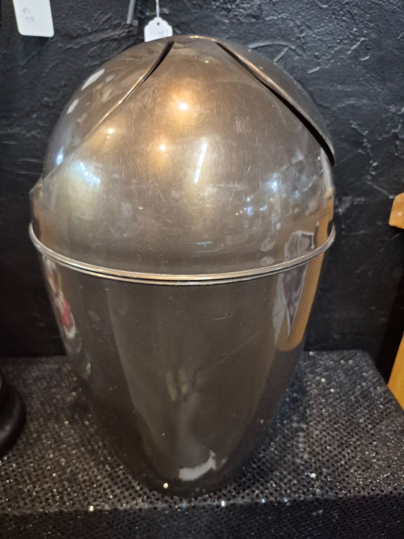 Copper colored Trash Can