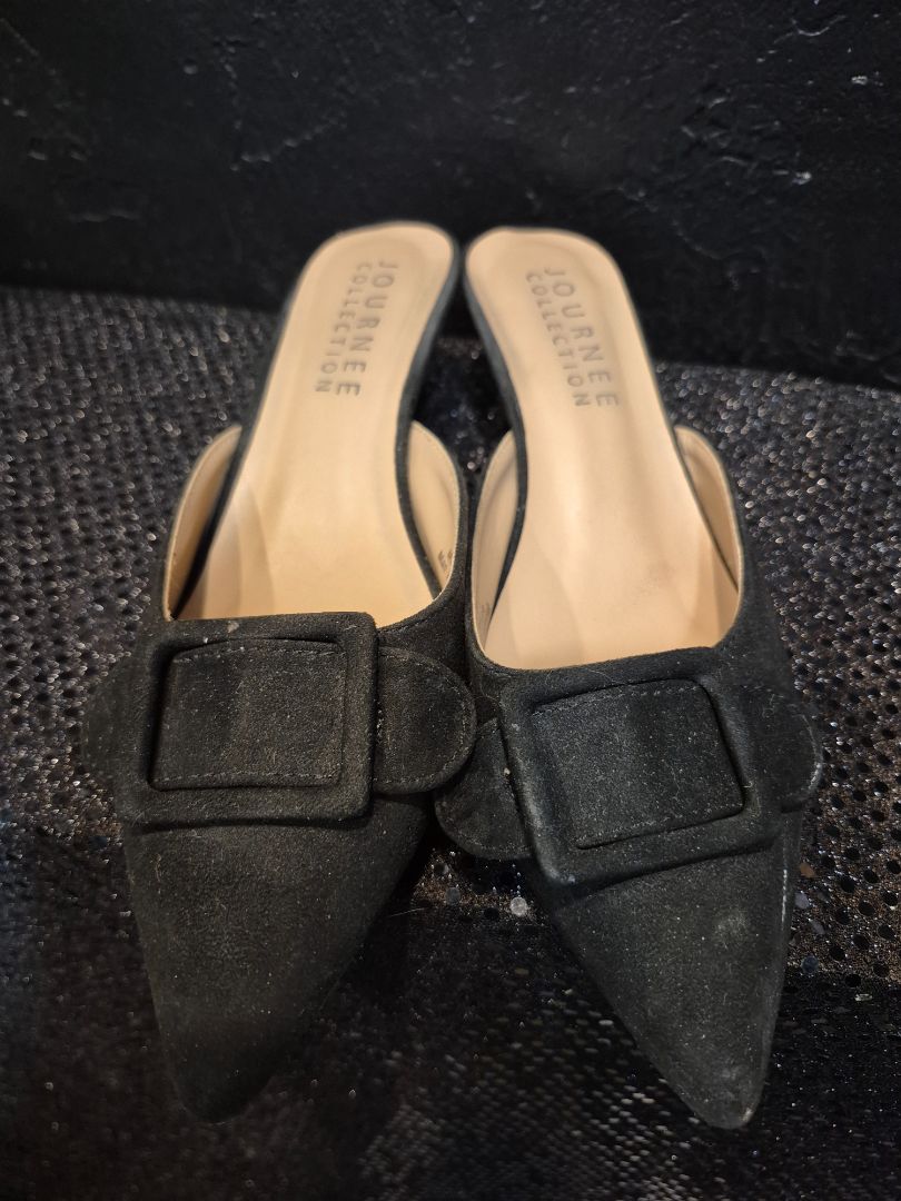 Journee Collection Vianna Black (sz 7w)