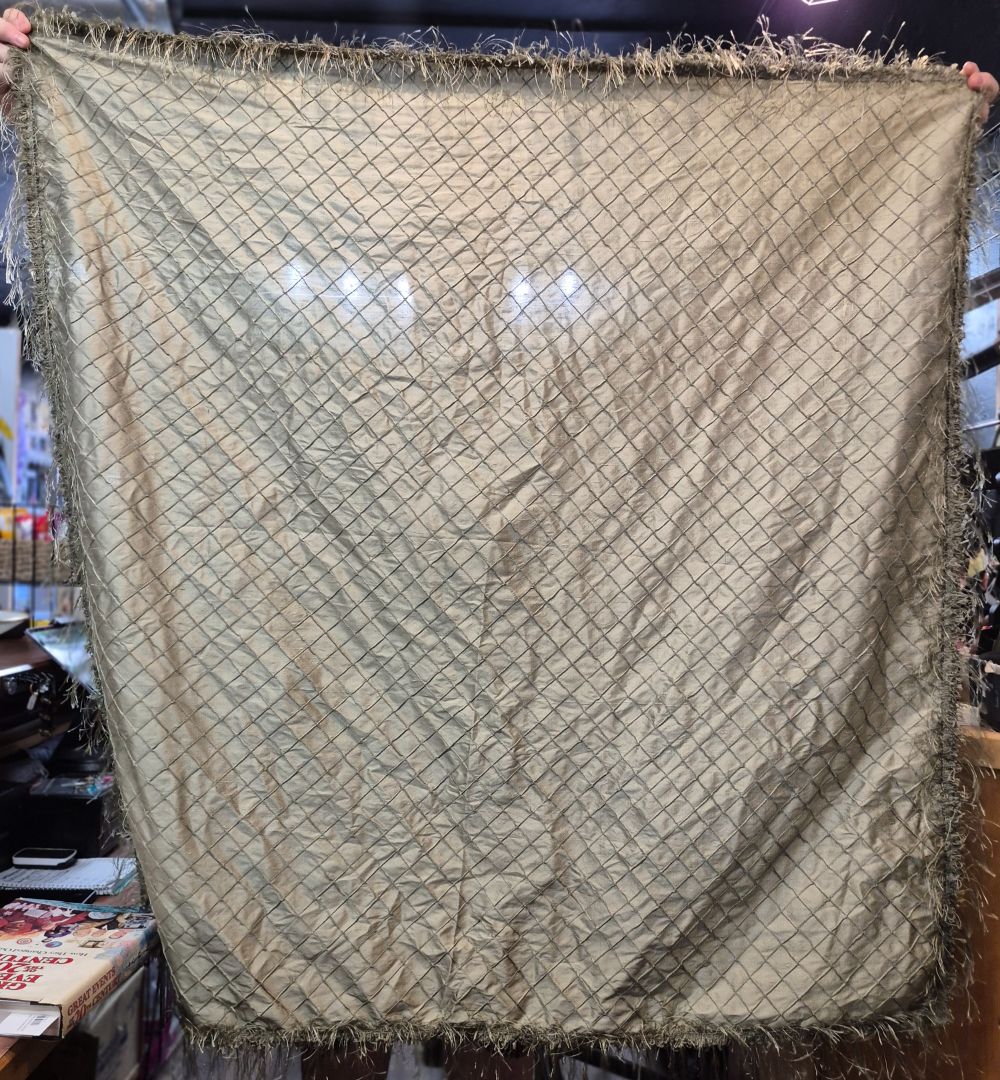 Green Fringe table cloth 47x50