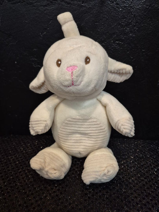 Kelly Baby Lamp Plush Cream Sheep Rattle Crinkle Ears Stuffed