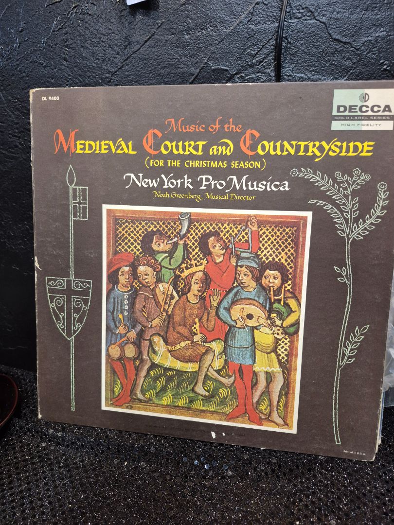 New York Pro Musica-Music of The Medieval Curt and Countryside LP