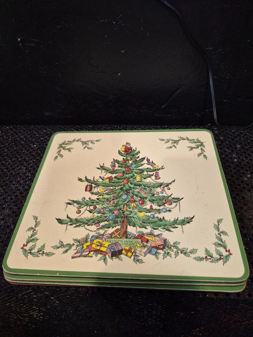 Christmas Tree Cork Hot Plate