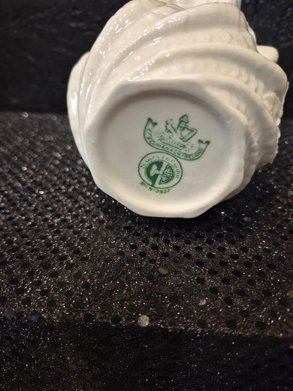 Vintage Belleek Irish Parisian Bowl Rose Design