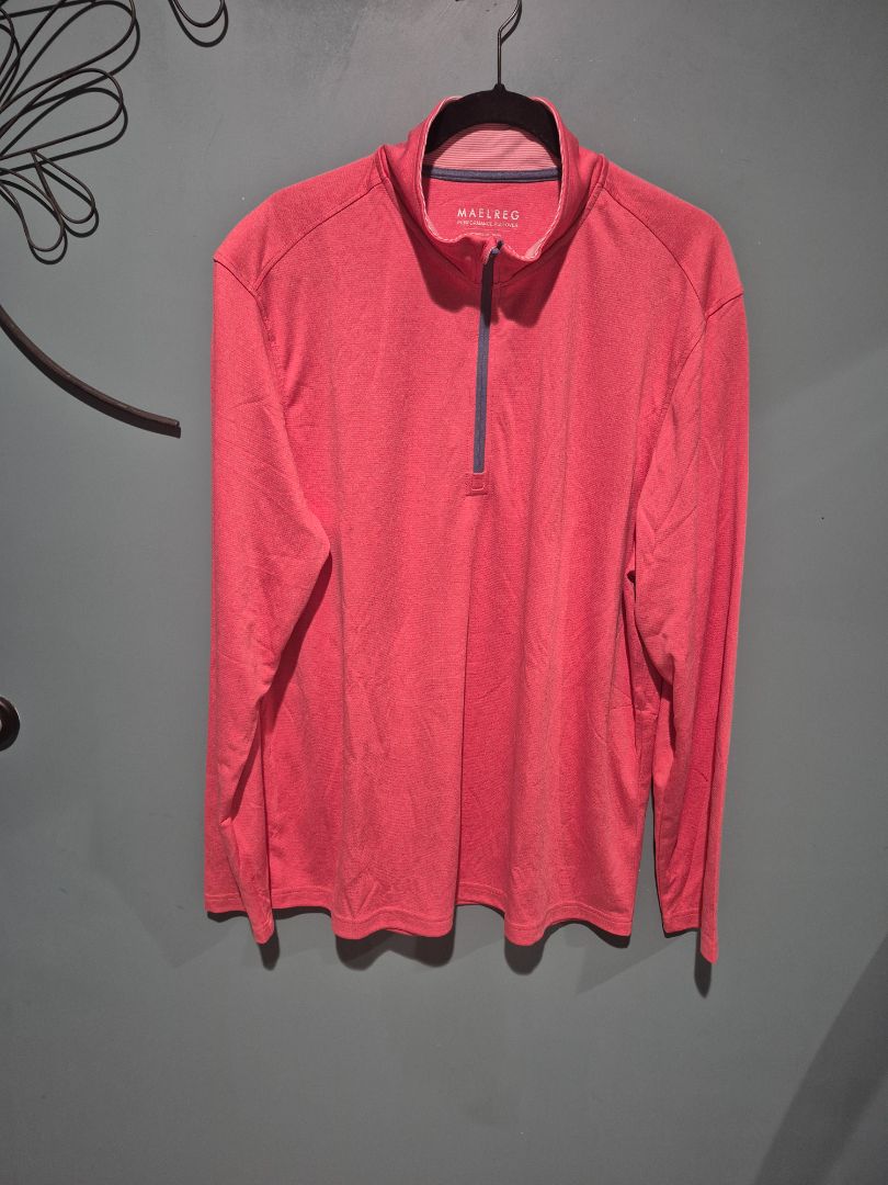 Coral Maelreg 1/4 Zipper Performance Pullover, XL