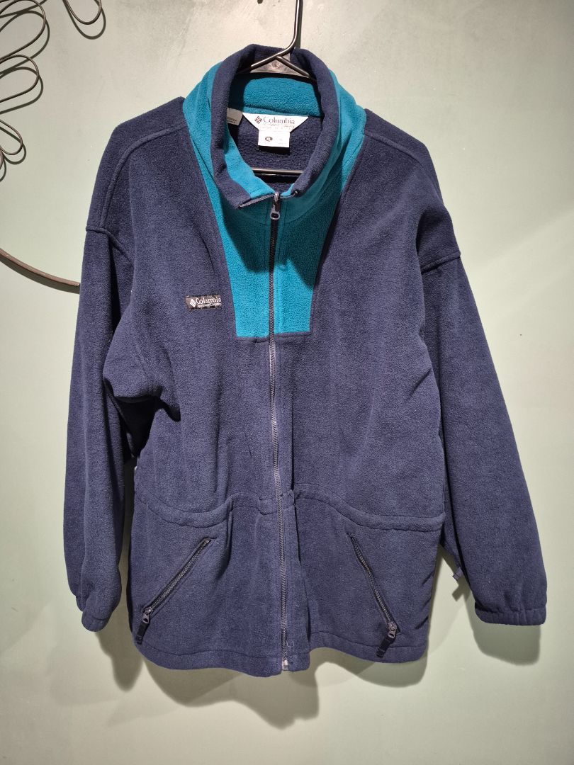 Columbia XL Women's Fleece Jacket Blue/Teal
