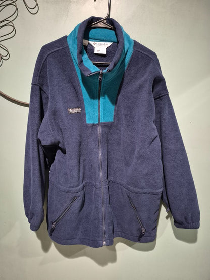 Columbia XL Women's Fleece Jacket Blue/Teal