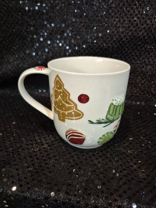 Anthropologie Christmas Mug "K"