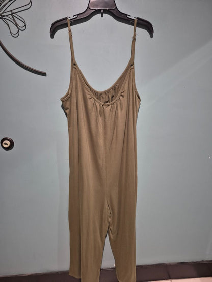 Green Wide Legged Jumpsuit 2xl