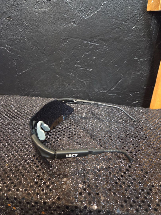 Quality Mechanical Black Wrap Around sunglasses