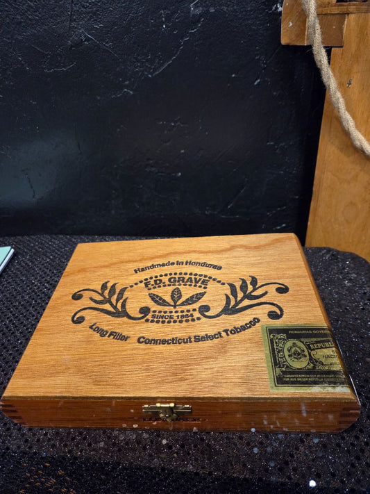 FD Grave Corona Grande Cigar Box