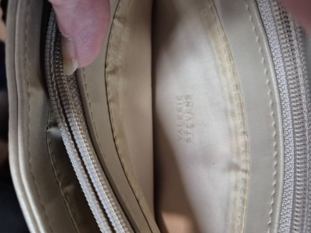 Valerie Stevens Beige Handbag