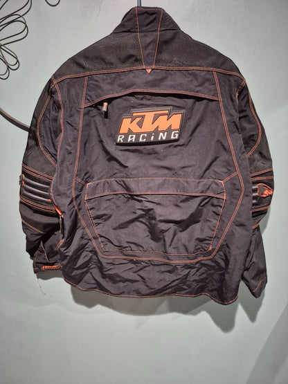 KTM Racing Large Black/Orange Men's Motorcycle Jacket