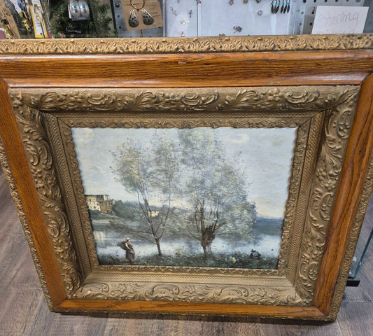 Vintage Art Print/Oil Painting with Beautiful frame