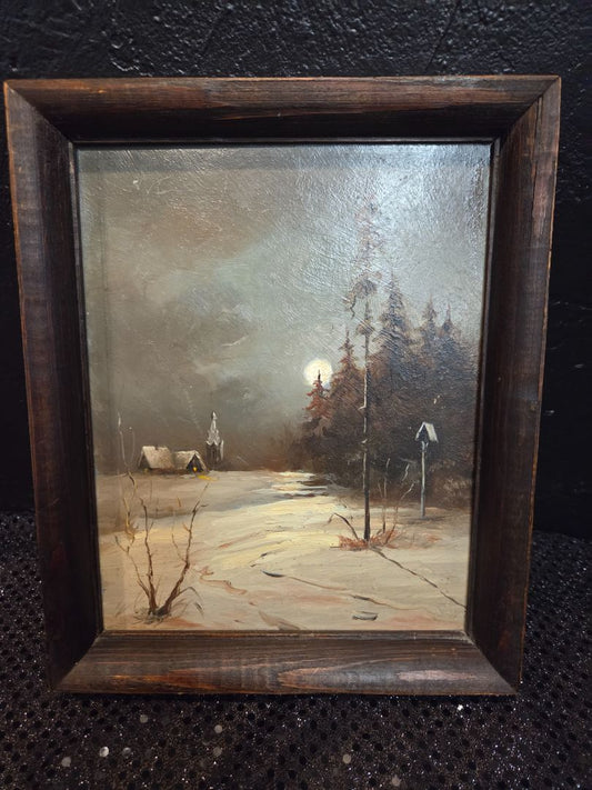 Vintage Winter Landscape