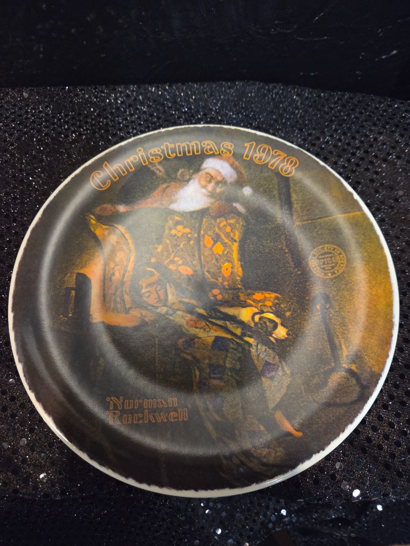 Vintage Norman Rockwell "Christmas Dream" Collectors plate