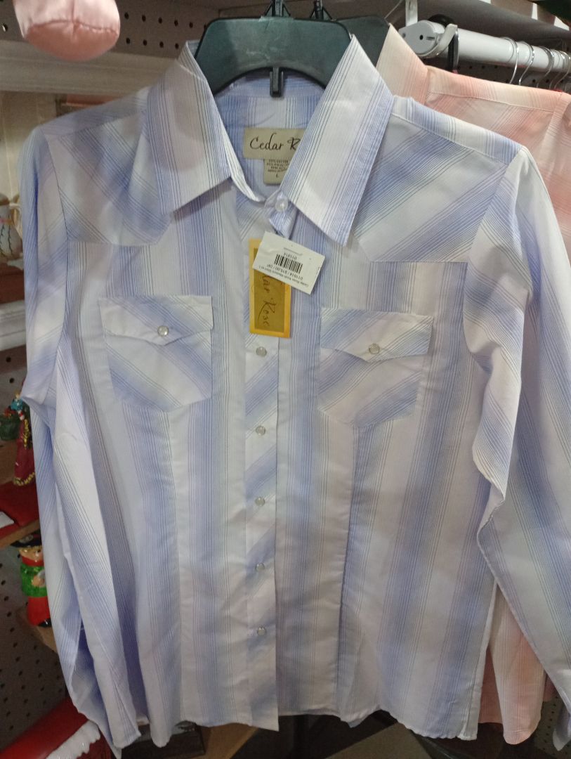 Cedar Rose Youth Western Shirt sz L