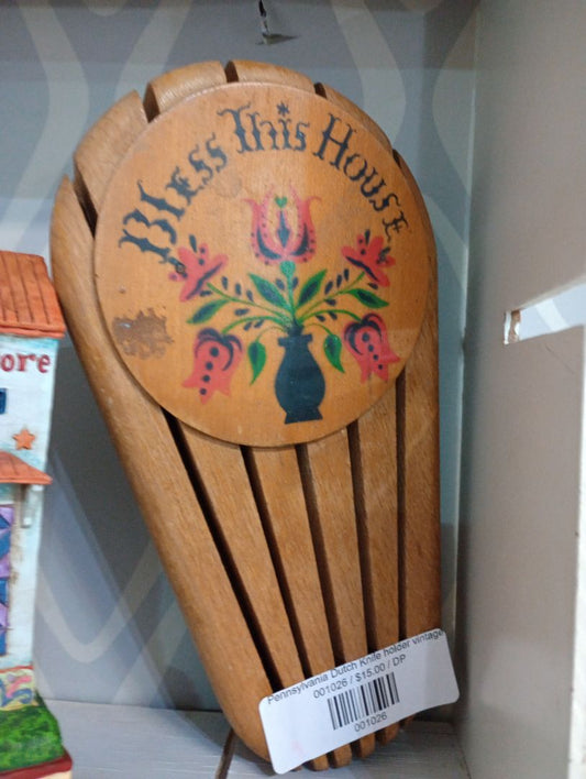 Pennsylvania Dutch Knife holder vintage