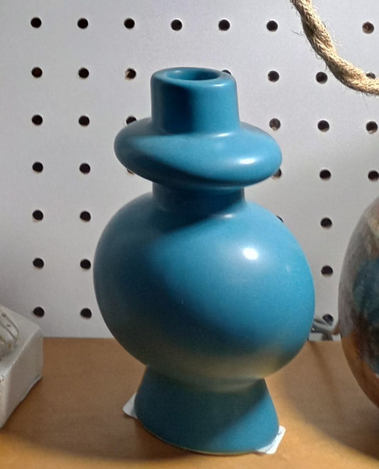 Turquiose blue candle stands