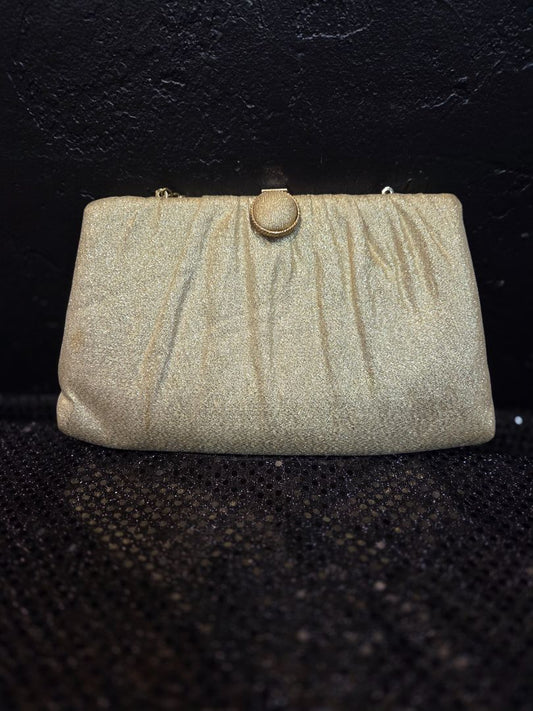 Vintage Gold Ton Harry Levine Evening Clutch Purse