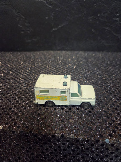 Matchbox Lesney Superfast England Ambulance #41 White Emergency Medical Service