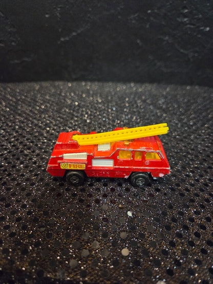 1975 Matchbox Superfast Blaze Buster Fire Ladder Truck Lesney England