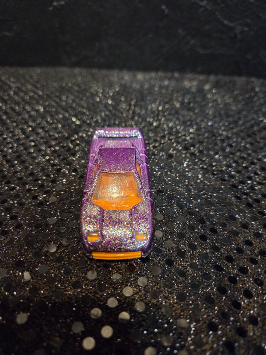 Hot Wheels 1990 Prototype of Zender Fact 4 Purple and Orange car