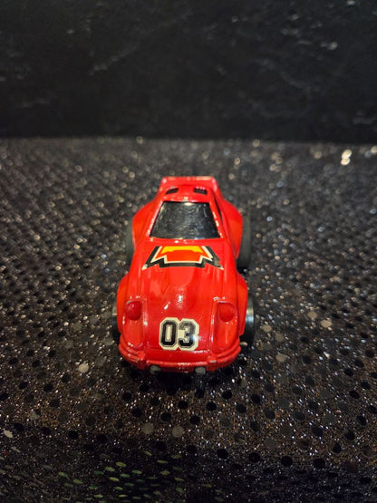 Vintage Kangaroos Roos GTX Diecast Push & Go Red Car
