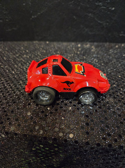 Vintage Kangaroos Roos GTX Diecast Push & Go Red Car