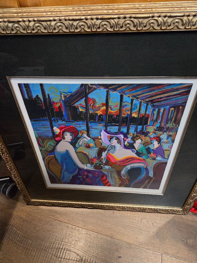 Isaac Maimon "New York River Cafe" Signed 156