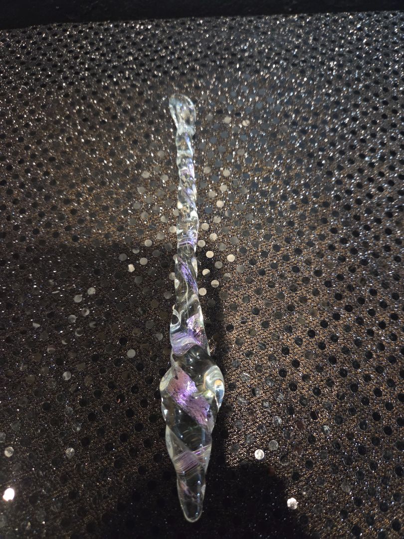 Vintage Glass Icicle