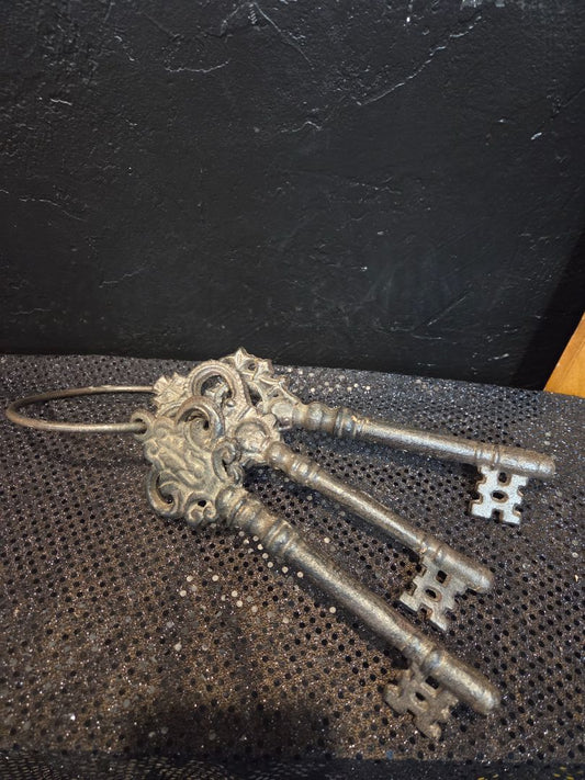 Vintage Cast Iron Skeleton Keys