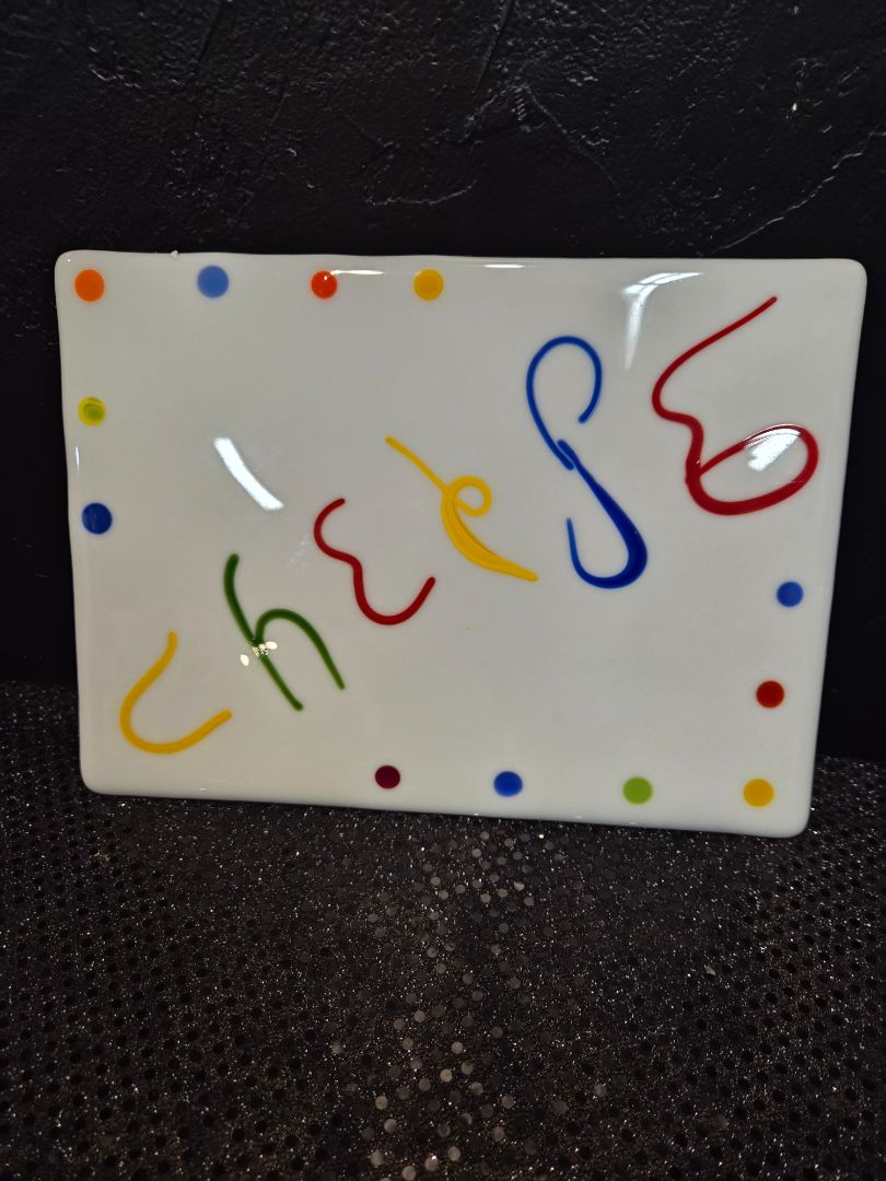 Glass Cheese Board