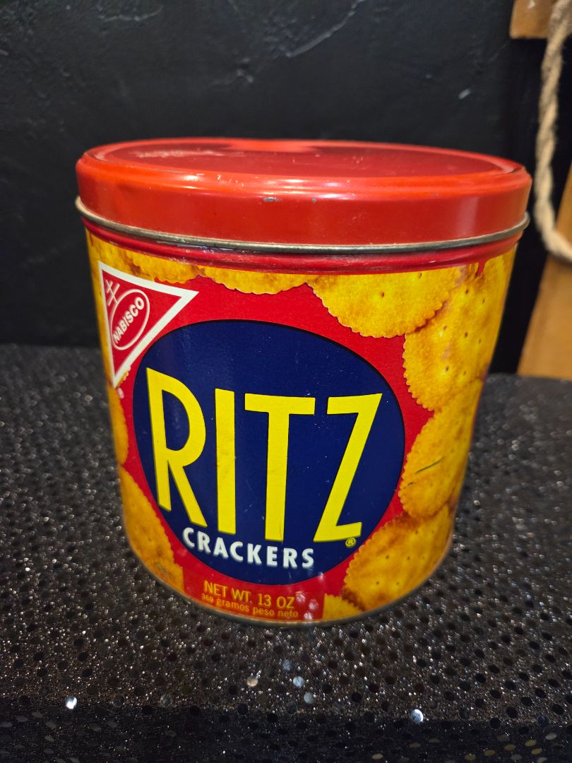 Vintage Ritz Tin Can