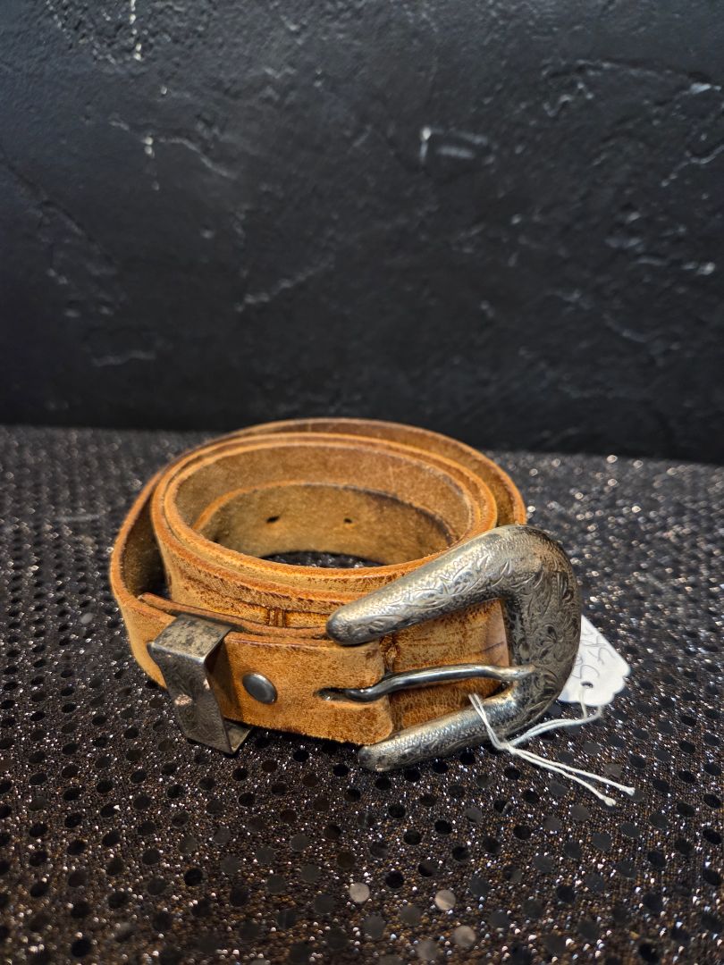 Antique Sterling "SRE" Belt