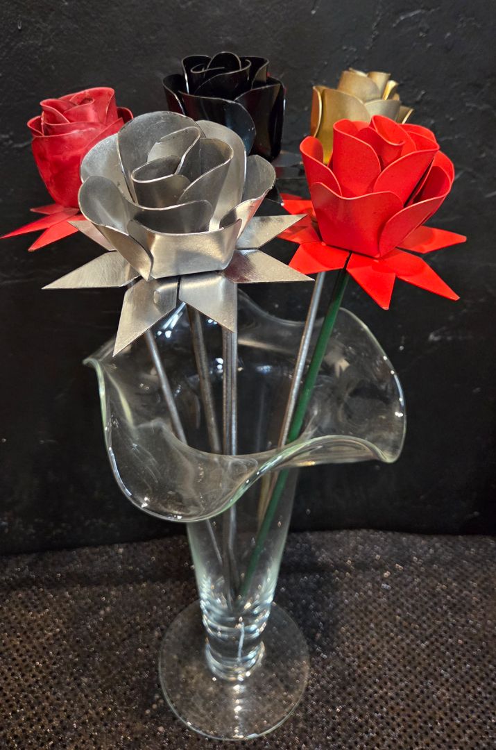 Hand Welded Roses