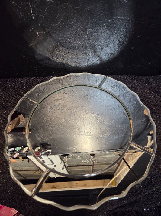 Scalloped Mirror for a vanity